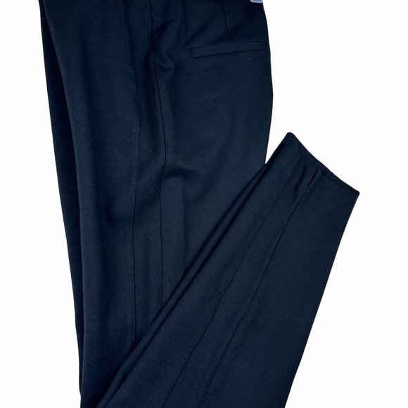 Ecru Womens Classic Black Pull-On Stretch Pants Sz Small Versatile Career Pants - Picture 8 of 11